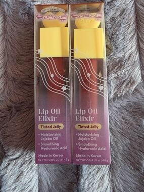 The Creme Shop Lip Oil Elixir - Tinted Lip Jelly (2 Pack)